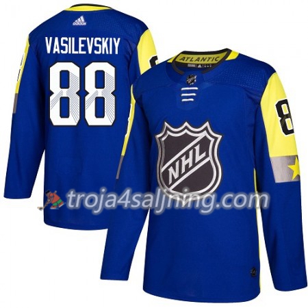 Tampa Bay Lightning tröja Andrei Vasilevskiy 88 2018 All-Star Atlantic Division Adidas Royal Blå Authentic - NHL Tröjor Herr Tampa Bay Lightning tröja Andrei Vasilevskiy 88 2018 All-Star Atlantic Division Adidas Royal Blå Authentic - NHL Tröjor Herr